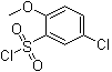 结构式 CAS# 22952-32-5, 5-氯-2-甲氧基苯磺酰氯