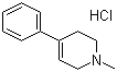 结构式 CAS# 23007-85-4, 1-甲基-4-苯基-1,2,3,6-四氢吡啶盐酸盐