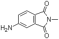 结构式 CAS# 2307-00-8, N-甲基-4-氨基邻苯二甲酰亚胺