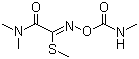 structure of CAS# 23135-22-0, Oxamyl;2-(Dimethylamino)-N-[[(methylamino)carbonyl]oxy]-2-oxoethanimidothioic acid methyl ester; Methyl N',N'-dimethyl-N-((methylcarbamoyl)oxy)-1-thiooxamimidate; N,N-Dimethyl-2-methylcarbamoyloxyimino-2-(methylthio)acetamide; N',N'-Dimethylcarbamoyl(methylthio)methylenamine N-methylcarbamate; Vydate