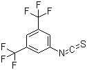 结构式 CAS# 23165-29-9, 3,5-双(三氟甲基)苯基异硫氰酸酯