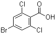 结构式 CAS# 232275-51-3, 4-溴-2,6-二氯苯甲酸