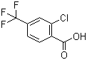 结构式 CAS# 23228-45-7, 2-氯-4-三氟甲基苯甲酸