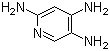 结构式 CAS# 23244-87-3, 2,4,5-三氨基吡啶