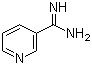结构式 CAS# 23255-20-1, 吡啶-3-甲脒