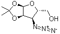 3-Azido-3-deoxy-1,2-O-(1-methylethylidene)-alpha-D-ribofuranose molecular structure (CAS 23345-80-4)