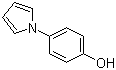 结构式 CAS# 23351-09-9, 4-(1-吡咯)苯酚; 4-(1H-吡咯-1-基)苯酚
