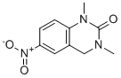 结构式 CAS# 233775-52-5, 1,3-二甲基-6-硝基-3,4-二氢喹唑啉-2(1H)-酮