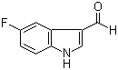 结构式 CAS# 2338-71-8, 5-氟吲哚-3-甲醛