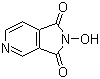 结构式 CAS# 23439-88-5, N-羟基-3,4-吡啶二甲酰亚胺