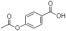 结构式 CAS# 2345-34-8, 4-乙酰氧基苯甲酸; 4-(乙酰基氧基)苯甲酸