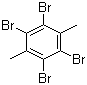 结构式 CAS# 23488-38-2, 2,3,5,6-四溴-1,4-二甲基苯; 2,3,5,6-四溴对二甲基苯