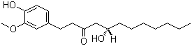 结构式 CAS# 23513-08-8, 8-姜酚; 8-姜辣醇