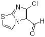 structure of CAS# 23576-84-3, 6-Chloroimidazo[2,1-b][1,3]thiazole-5-carbaldehyde