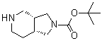 structure of CAS# 236406-56-7, (3aR,7aR)-rel-Octahydro-2H-pyrrolo[3,4-c]pyridine-2-carboxylic acid 1,1-dimethylethyl ester