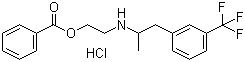 结构式 CAS# 23642-66-2, 盐酸苯氟雷司