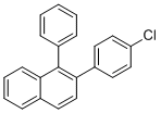 结构式 CAS# 2366210-03-7, 2-(4-氯苯基)-1-苯基萘