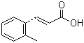 结构式 CAS# 2373-76-4, 2-甲基肉桂酸; 邻甲基肉桂酸; 3-(2-甲基苯基)-2-丙烯酸