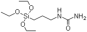 结构式 CAS# 23779-32-0, gamma-脲丙基三乙氧基硅烷