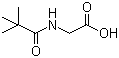 结构式 CAS# 23891-96-5, [(2,2-二甲基丙酰基)氨基]乙酸