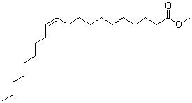 结构式 CAS# 2390-09-2, 顺式-11-二十碳烯酸甲酯
