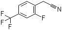 结构式 CAS# 239087-11-7, 2-氟-4-三氟甲基苯乙腈