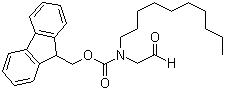 structure of CAS# 239088-22-3, (9H-Fluoren-9-yl)methyl decyl(2-oxoethyl)carbamate