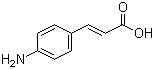 结构式 CAS# 2393-18-2, 4-氨基肉桂酸