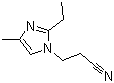 结构式 CAS# 23996-25-0, 1-氰乙基-2-乙基-4-甲基咪唑