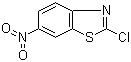 structure of CAS# 2407-11-6, 2-Chloro-6-nitrobenzothiazole;2-Chloro-6-nitro-1,3-benzothiazole; 2-Chloro-6-nitrobenzo[d]thiazole