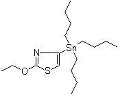 structure of CAS# 240816-28-8, 2-(Ethoxy)-4-(trimethylstannyl)thiazole
