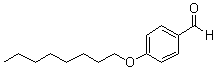 结构式 CAS# 24083-13-4, 4-(辛氧基)苯甲醛