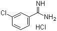 结构式 CAS# 24095-60-1, 3-氯苯甲脒盐酸盐