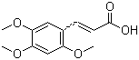 structure of CAS# 24160-53-0, trans-2,4,5-Trimethoxycinnamic acid