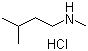 N-(3-Methylbutyl)-N-methylamine hydrochloride molecular structure (CAS 2419-59-2)