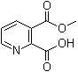 structure of CAS# 24195-02-6, 3-(Carbomethoxy)picolinic acid;3-(Methoxycarbonyl)picolinic acid; 3-(Methoxycarbonyl)pyridine-2-carboxylic acid; NSC 154835; Quinolinic acid 3-methyl ester