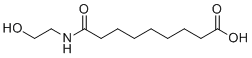 structure of CAS# 242132-61-2, Azelamide monoethanolamine;9-(2-hydroxyethylamino)-9-oxononanoic acid