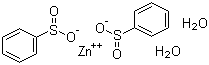 结构式 CAS# 24308-84-7, 苯亚磺酸锌