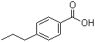 结构式 CAS# 2438-05-3, 4-丙基苯甲酸; 对丙基苯甲酸