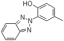 结构式 CAS# 2440-22-4, 紫外线吸收剂 UV-P; 2-(2H-苯并三氮唑-2-基)对甲苯酚; 2-(2'-羟基-5'-甲基苯基)苯并三唑; 紫外线吸收剂 UV-71
