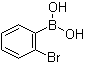 结构式 CAS# 244205-40-1, 2-溴苯基硼酸; 邻溴苯硼酸