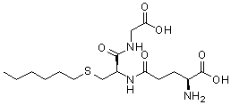 结构式 CAS# 24425-56-7, S-己基谷胱甘肽