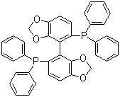 structure of CAS# 244261-66-3, [(4R)-[4,4'-Bi-1,3-benzodioxole]-5,5'-diyl]bis[diphenylphosphine];(R)-(+)-Segphos; (R)-Segphos
