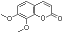structure of CAS# 2445-80-9, Daphnetin dimethyl ether;7,8-Dimethoxycoumarin