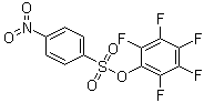 结构式 CAS# 244633-31-6, 4-硝基苯磺酸五氟苯基酯