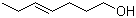 (E)-4-Hepten-1-ol molecular structure (CAS 24469-79-2)