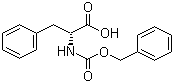 结构式 CAS# 2448-45-5, N-苄氧羰基-D-苯丙氨酸