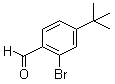 结构式 CAS# 246139-77-5, 2-溴-4-叔丁基苯甲醛