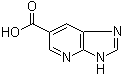 结构式 CAS# 24638-31-1, 3H-咪唑并[4,5-b]吡啶-6-羧酸