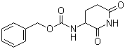 结构式 CAS# 24666-55-5, 3-N-苄氧羰基氨基-2,6-二氧代哌啶